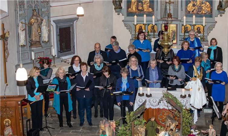 Der Chor in der Kirche Sankt Georg am Dorfplatz in Fritzdorf.Fotos: CEW