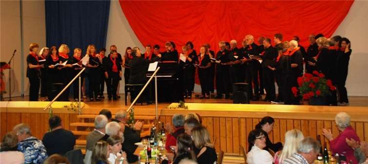 Der Chor mezzoforte Wolken e. V. begeisterte mit dem Sommerkonzert das Publikum.privat