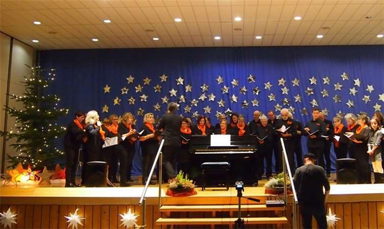 Der Chor mezzoforte Wolken e.V. sorgte mit dem Konzert für ein paar entschleunigende Stunden in der stressigen Adventszeit. privat