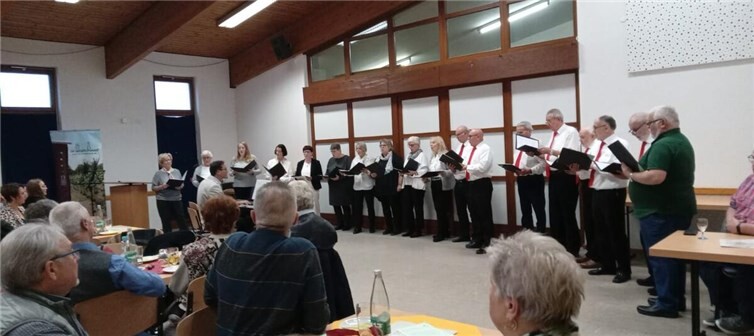 Der Chor präsentierte ein abwechslungsreiches Programm.  Foto: privat
