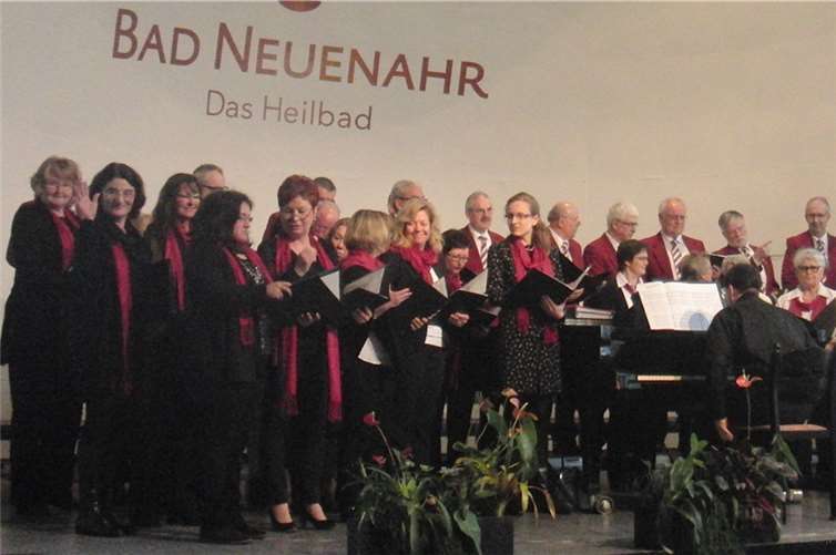 Der Chor unmittelbar vor dem Konzert.privat