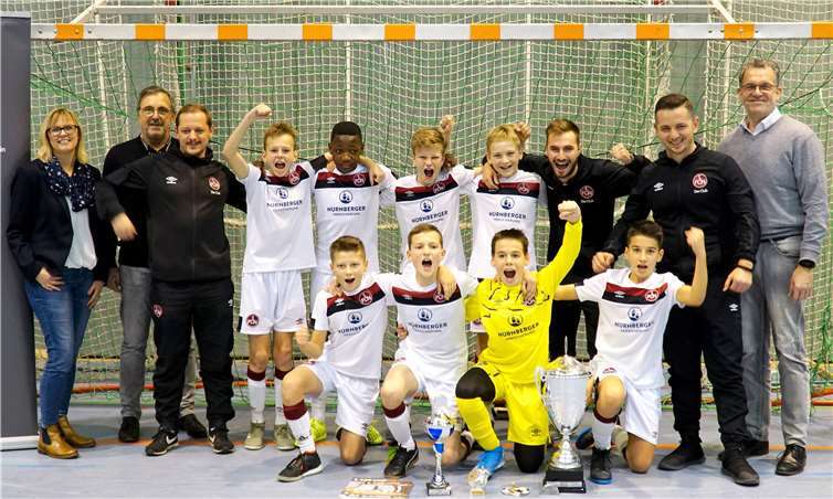 Der Club aus Nürnberg holte sich zum dritten Mal den Wanderpokal beim evm Junior-Cup.Fotos: privat