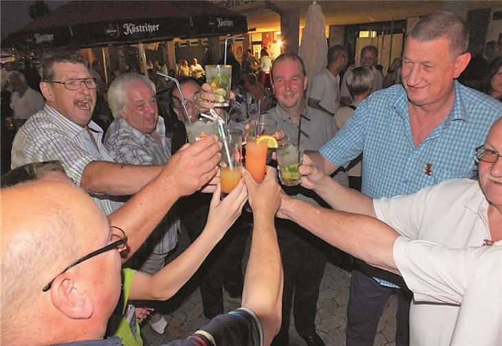 Der Cocktailstand war immer voll belagert. privat