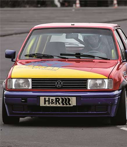 Der DSK-Polo konnte mangels Motorleistung nicht vorne mithalten. privat