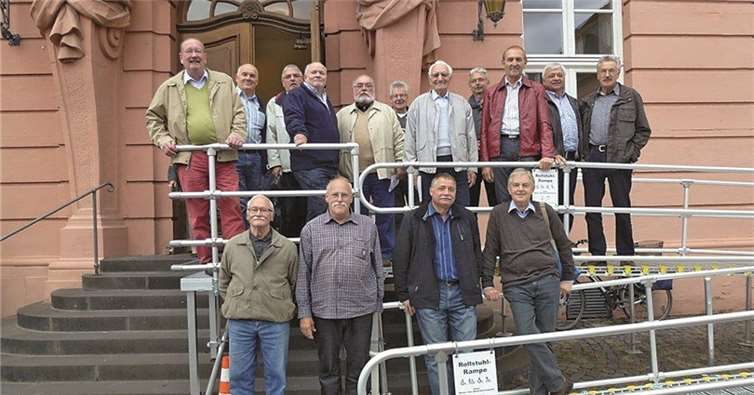 Der Daufenbacher Dorfstammtisch „55plus“ in Mainz.Privat