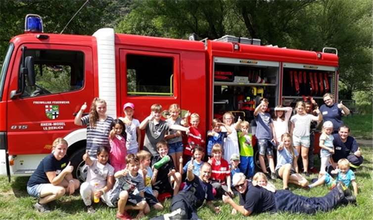 Der Dienstag stand ganz im Zeichen der Feuerwehr. Den Kindern wurden die Aufgaben der Feuerwehr näher gebracht. privat