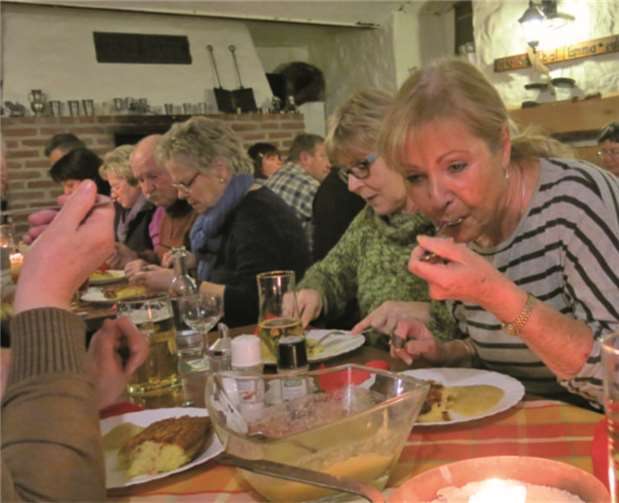 Der Döppekochen schmeckte allen gut. privat