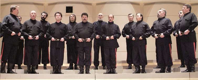 Der Don Kosaken Chor gastiert am 30. März im Schulzentrum Berkum.privat