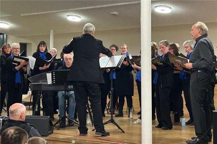 Der E-Chor präsentierte ein abwechslungsreiches Repertoire. Foto: privat