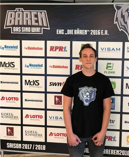Der EHC ist Tim Lehwalds erster Verein außerhalb seines Heimatvereins Krefeld.privat