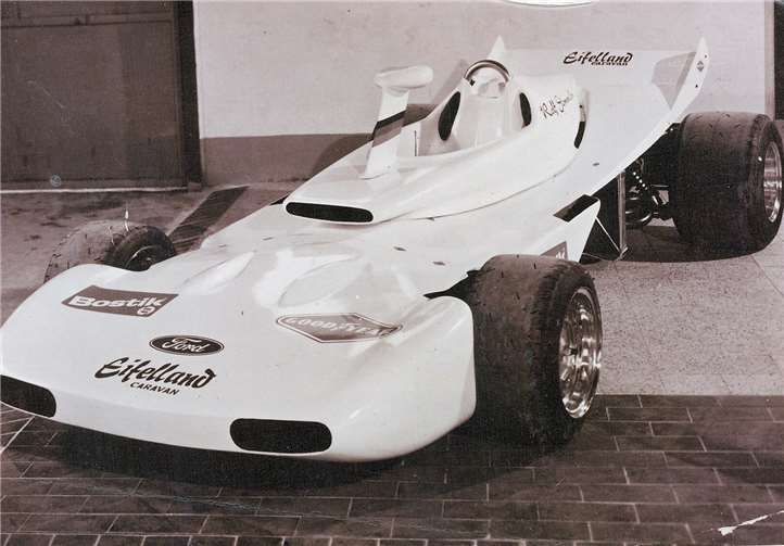 Eine Familie schreibt Motorsportgeschichte Der Eifelland-Formel-1-Rennwagen wurde einst von Großonkel Günther Hennerici gebaut.Foto: Archiv Klaus Ridder
