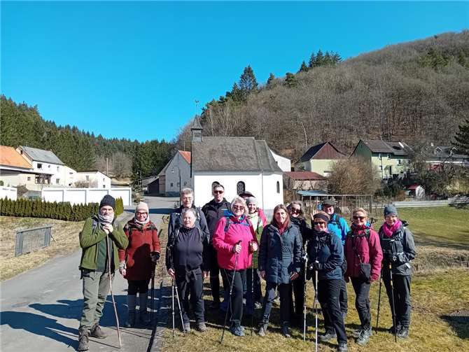 Der Eifelverein Andernach wanderte über die Höhen der Eifel. Foto: privat