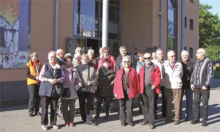 Der Eifelverein Bad Breisig besuchte das Vulkanmuseum „Lava Dome“ in Mendig.privat
