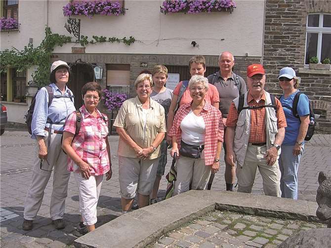 Der Eifelverein Bad Breisig wanderte von Altenahr durchs idyllische Langfigtal, über Mayschoß bis Rech und Dernau. privat