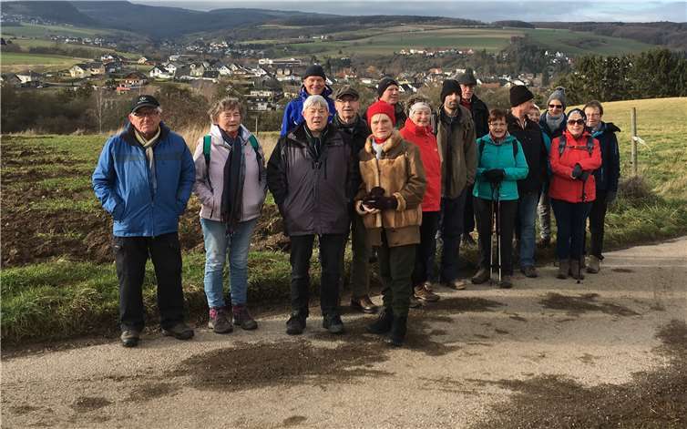 Der Eifelverein Brohltal hatte zu seiner ersten Wanderung im neuen Jahr eingeladen. Foto: Privat