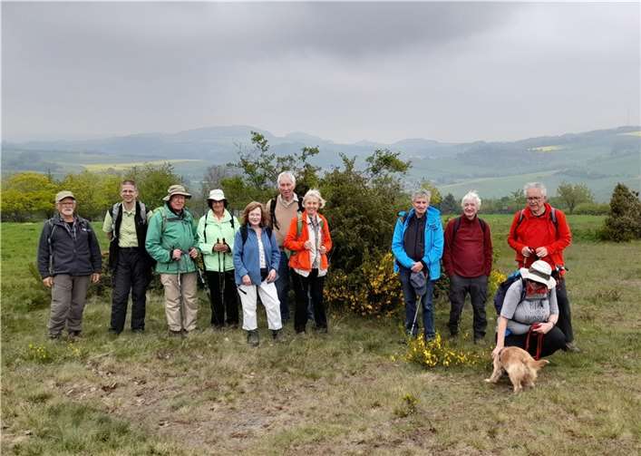Der Eifelverein Remagen auf dem Traumpfad Heidehimmel. Foto: privat