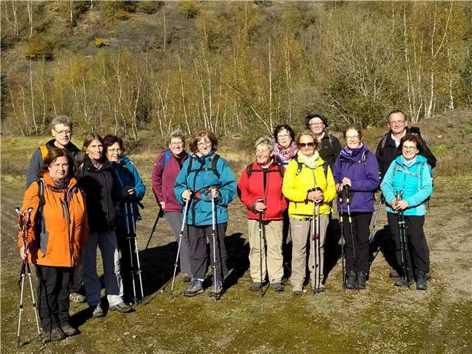 Der Eifelverein auf der Himmelsleiter.Fotos: privat