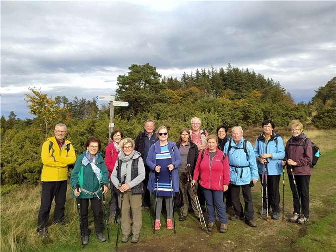 Der Eifelverein auf der Wacholderheide. Foto: privat