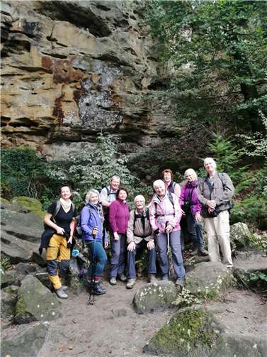 Der Eifelverein in der Luxemburger Schweiz. Foto: Gottfried Heck