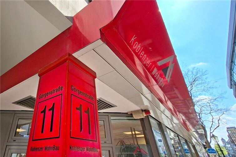 Der Eingang des Kundencenters in der Görgenstraße.