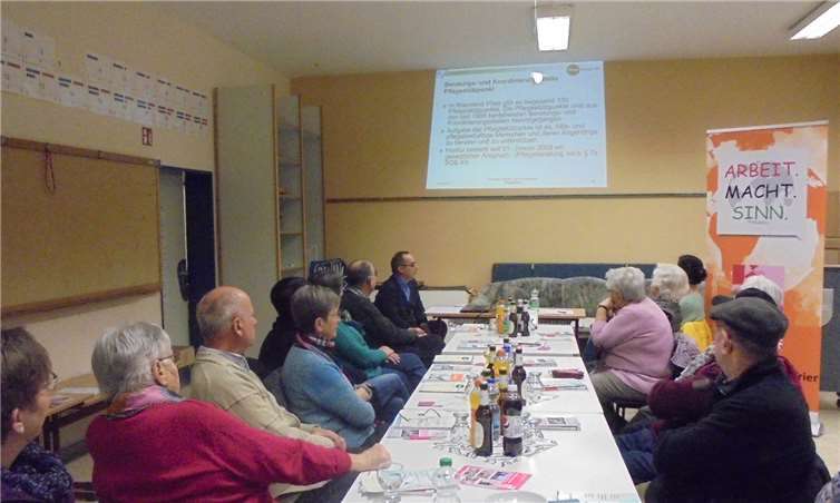 Der Einladung waren über 20 Zuhörer gefolgt.Foto: privat