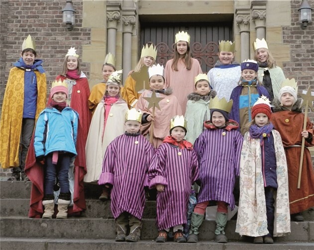 Der Einsatz der Ollheimer Sternsinger hat sich gelohnt: Über 800 Euro konnten sie einsammeln.privat