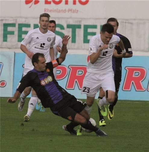 Der Einsatz stimmte bei der TuS Koblenz gegen den SV Elversberg. Aber am Ende standen die Schängel mit leeren Händen da.  TH