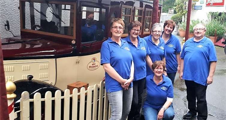 Der Elferrat des KKK trotzte bei seiner Tour dem Wetter. privat