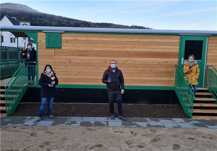 Der Elternausschuss (v. re) 1. Vorsitzende Anita Reicharz, 2 Vorsitzender Christian Meyer, Beigeordnete Nadine Meyer, Sonja Müller und entschuldigt Yvette Merten und Kerstin Sion.Foto: Privat