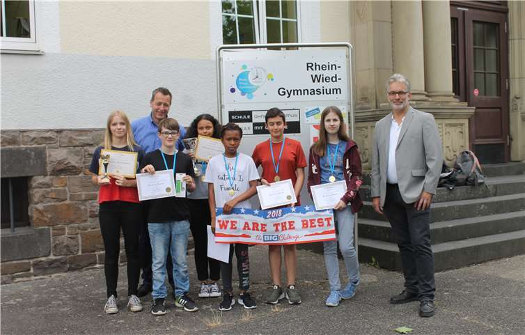 Der Englischwettbewerb hat im Rhein-Wied-Gymnasium Tradition.Rhein-Wied-Gymnasium