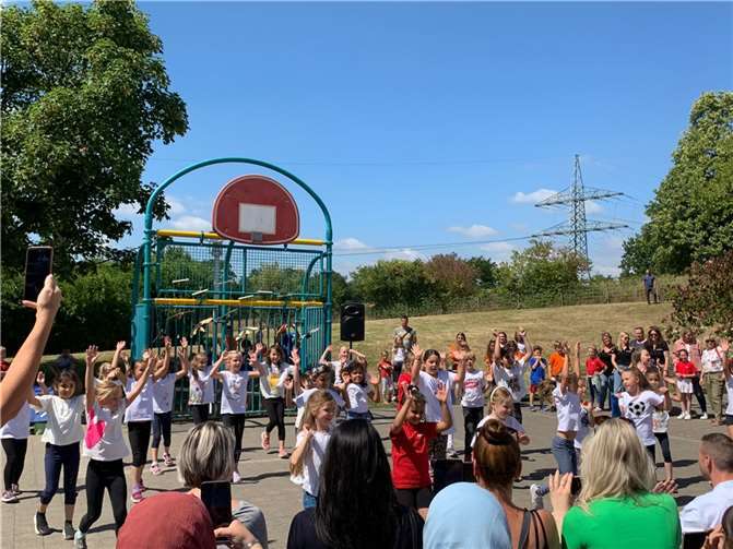 Der Entdeckerdrang und die Begeisterung war den Kindern in der Projektwoche und auf dem Fest deutlich anzumerken. Foto: privat