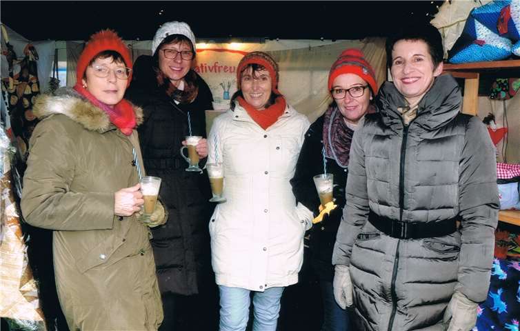 Der Erlös aus den Verkäufen auf dem Weihnachtsmarkt wurde an karitative Zwecke gespendet.  privat