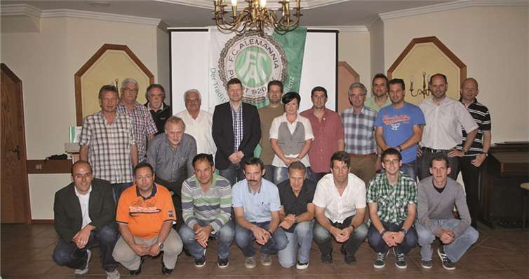 Der FC Alemannia 1920 Plaidt e. V. bei der Mitgliederversammlung. Privat