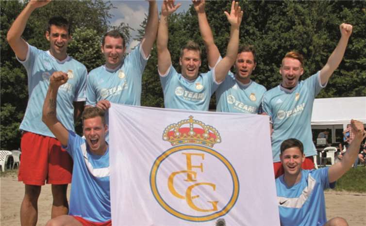 Der FC Galactico konnte die Erstauflage des FVR-Beachsoccer-Cups für sich entscheiden.privat