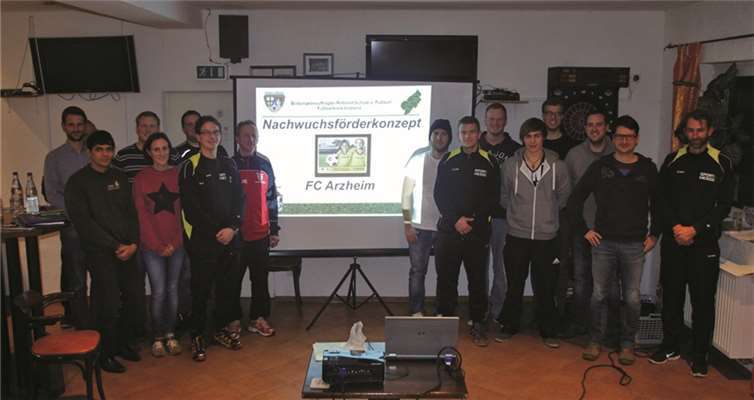 Der FC Germania Arzheim entwickelte und verabschiedet sein Nachwuchsförderkonzept.privat