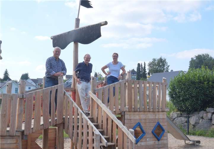 Der FDP-Stadtverband blickt zufrieden auf die Beteiligung der Kinder bei der Gestaltung des Spielplatz zurück. Foto: privat