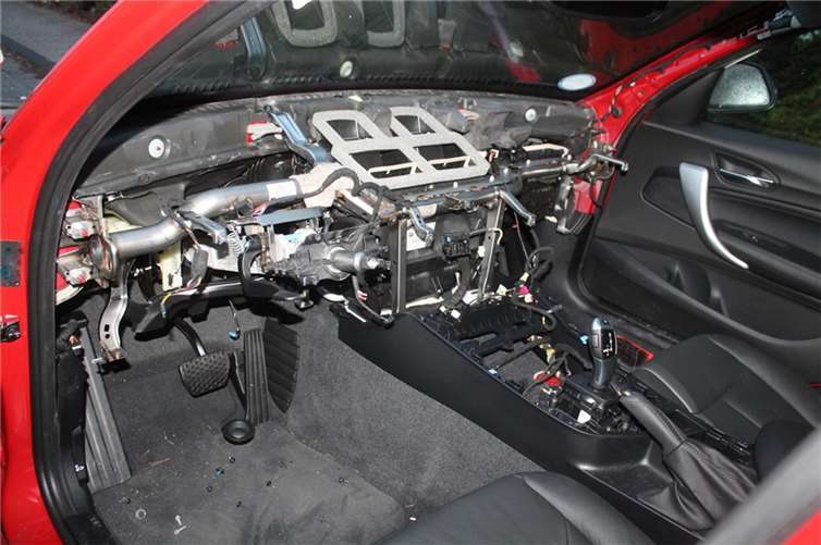 Der Fahrgastraum nach der Tat. Polizeipräsidium Koblenz