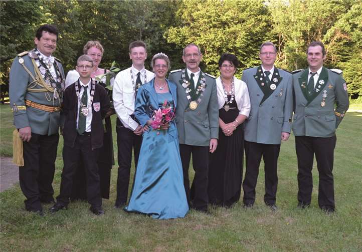 Der Festumzug der Schützen in Buschhoven. Weigert