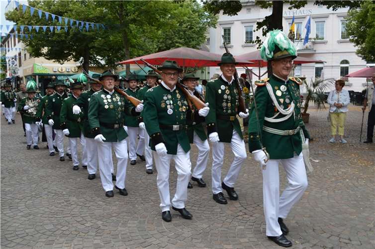 Der Festzug am Sonntag.