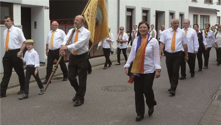 Der Festzug führte zum Kirmesplatz.privat