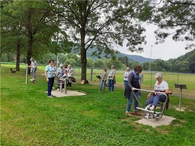 Der Fitnessparcours in Niederbreitbach bietet viele Möglichkeiten.  Foto: privat