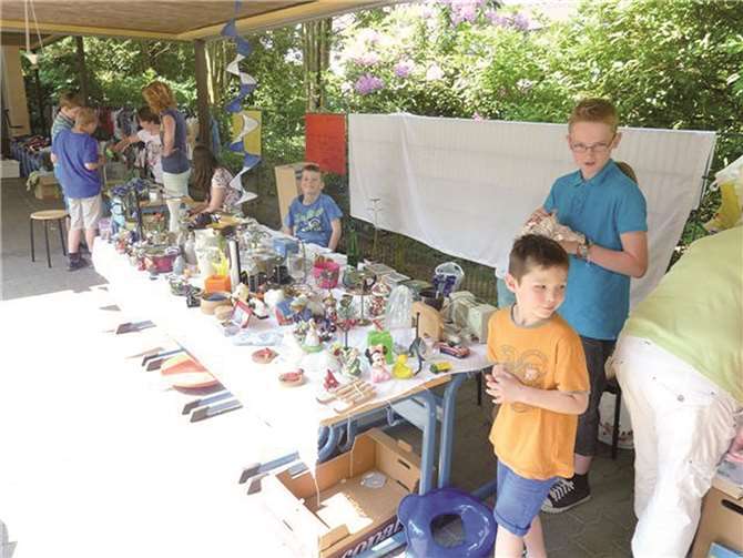 Der Flohmarkt trug zu dem tollen Erlös bei.  Privat