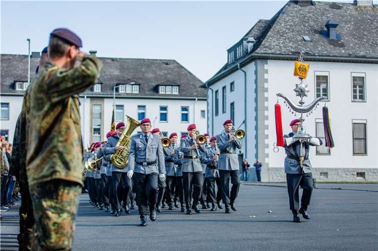 Der Fluthilfeappell fand in der Koblenzer Falckenstein-Kaserne statt. Foto: Bundeswehr/Anna Derr