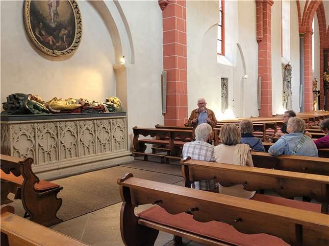 Der Förderkreis Abtei Sayn bietet stündlich Führungen durch die Prämonstratenserabtei Sayn an.  Foto: Theresa Artzdorf