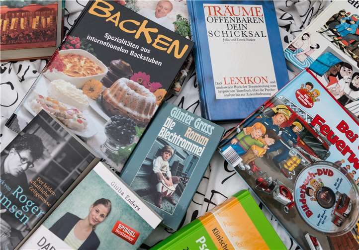 Der Förderkreis St. Medard verkauft wieder zahlreiche Bücher. Karl-Rudolf Goergen