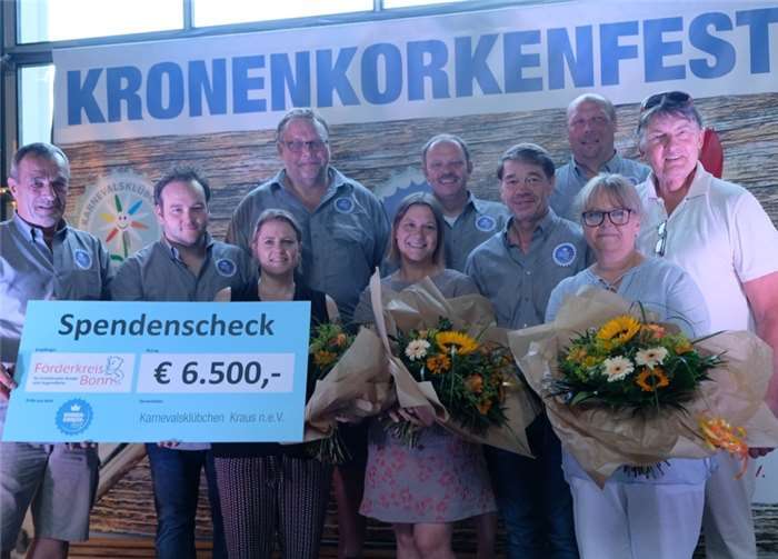 Der Förderkreis für krebskranke Kinder und Jugendliche Bonn e.V. konnte sich über eine großzügige Spende freuen. Foto: privat