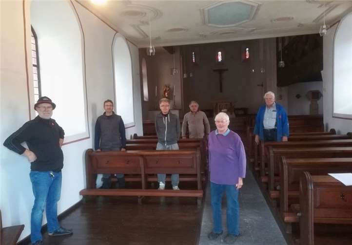 Der Förderverein Benedikt-Kirche Lasserg e. V. ließ sich durch Corona nicht von weiteren Renovierungen abhalten. Fotos: privat
