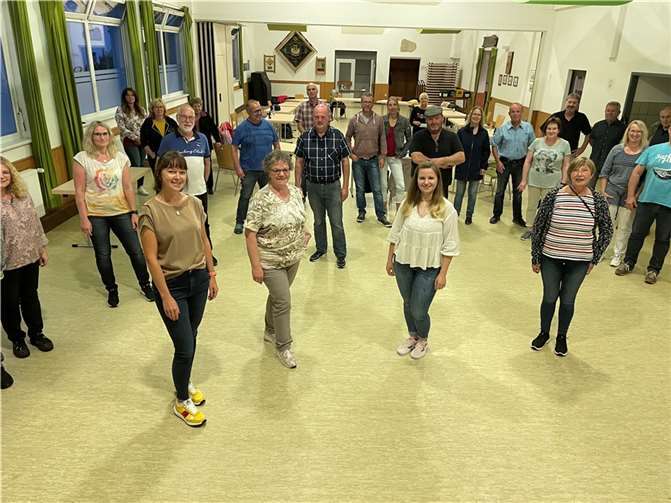 Der Förderverein Brückrachdorf bei der Jahreshauptversammlung.Foto: privat