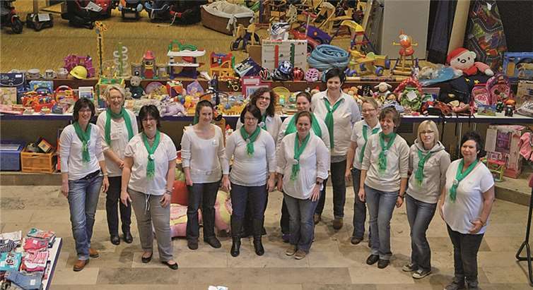 Der Förderverein der katholischen Kita St. Marien freute sich über regen Zulauf. privat