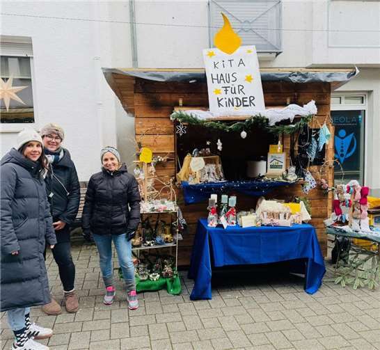 Der Förderverein war mit einem eigenen Stand vertreten.  Foto: privat